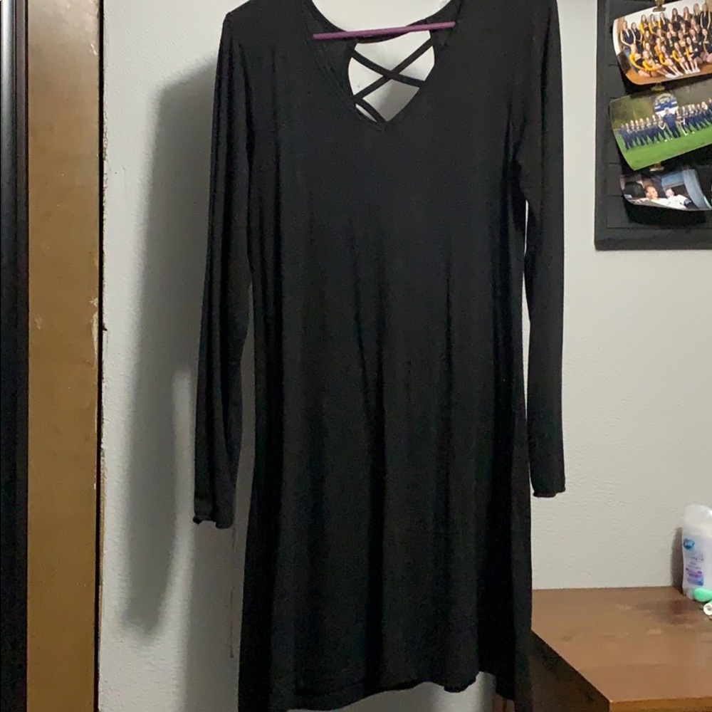 Large Black Dress